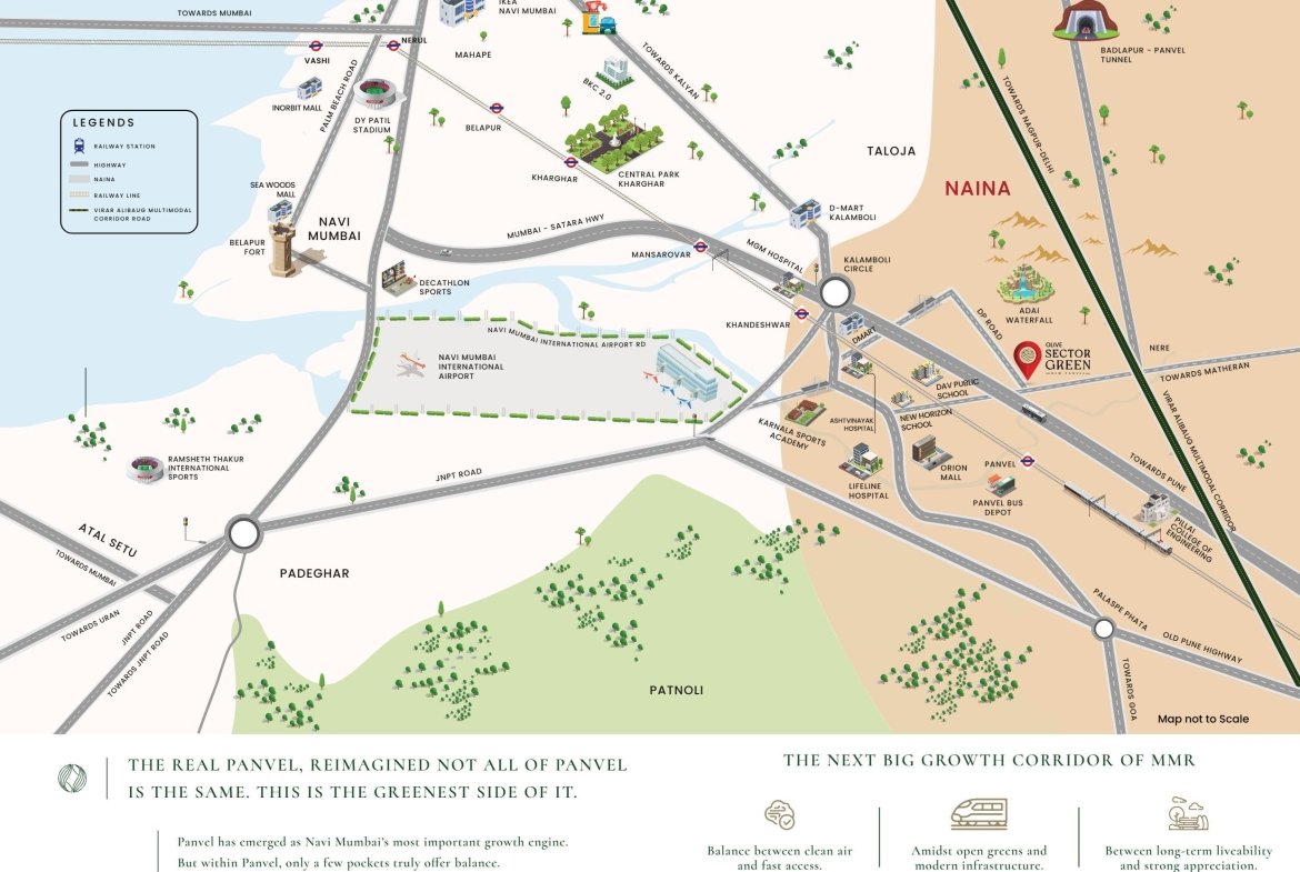 OLIVE BOULEVARD IN PANVEL. Naina City Tps 1 Approved