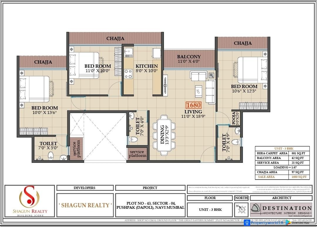 Shagun Hill Side Pushpak Nagar, Navi Mumbai | Premium 2 BHK & 3 BHK Flats 🏡