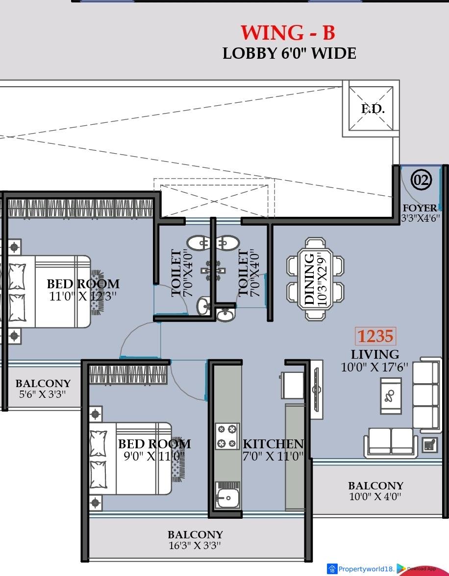 1000592015 2 BHK & 3 BHK FLAT IN PUSHPAK NAGAR