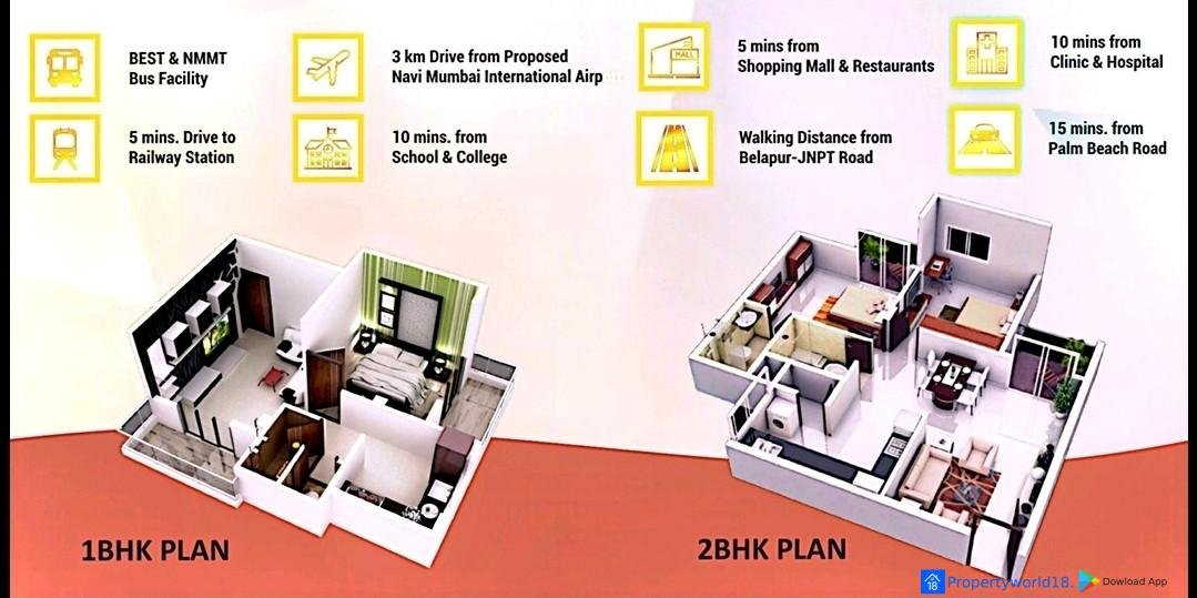 1BHK Pushpak Nagar