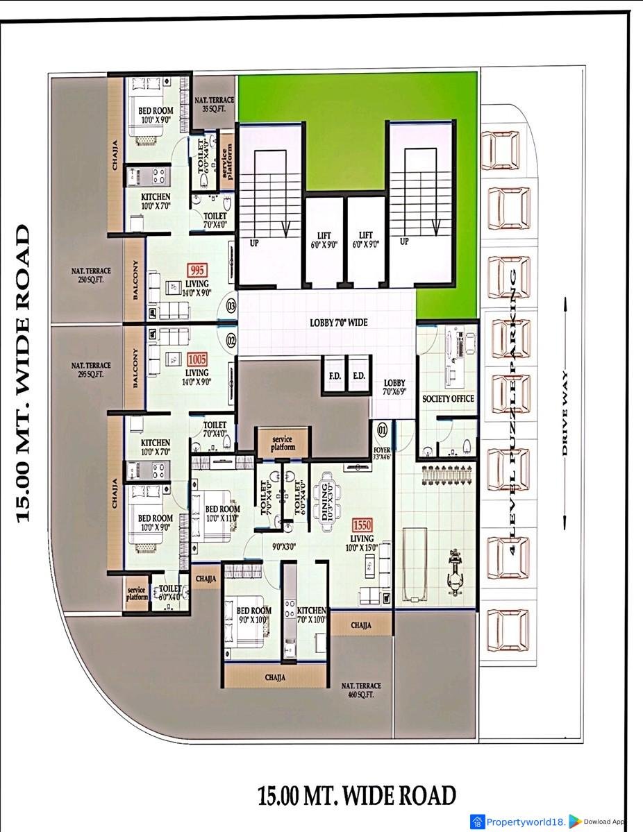 1BHK Pushpak Nagar