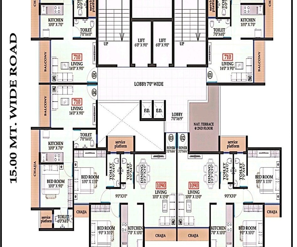 1BHK Pushpak Nagar