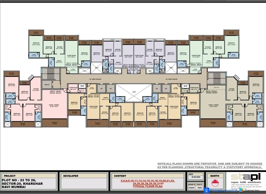Jodi Flat 4BHK in Kharghar, Navi Mumbai
