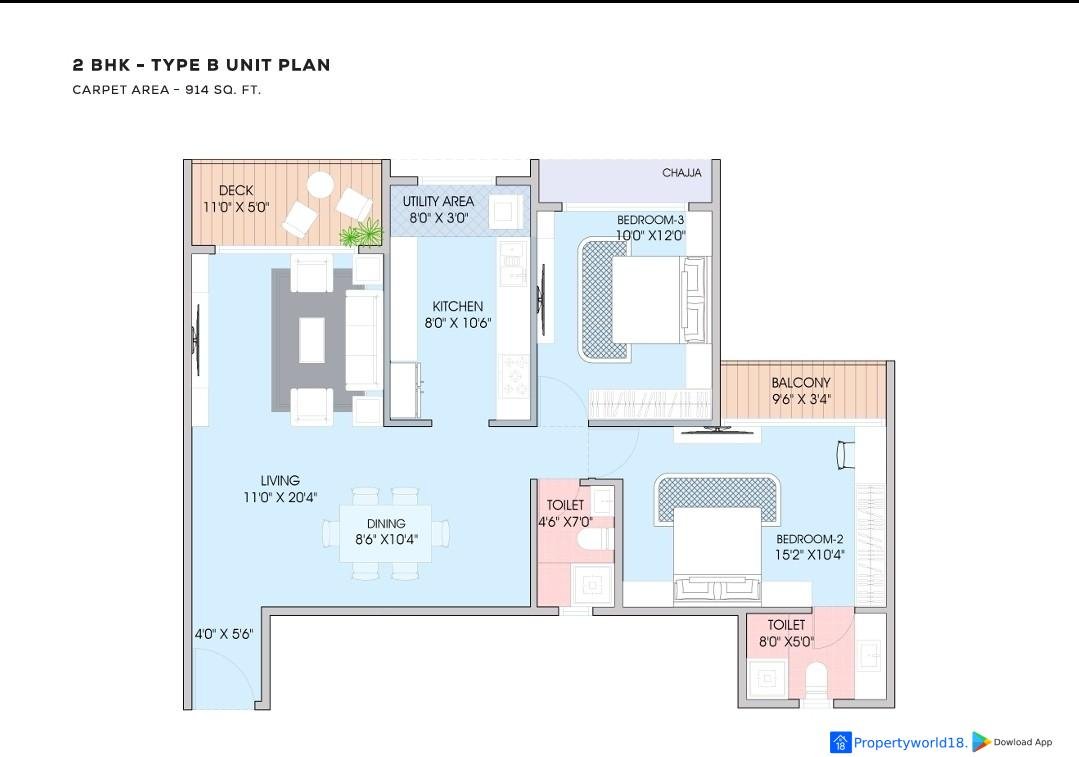 2 BHK In Kharghar sector 19