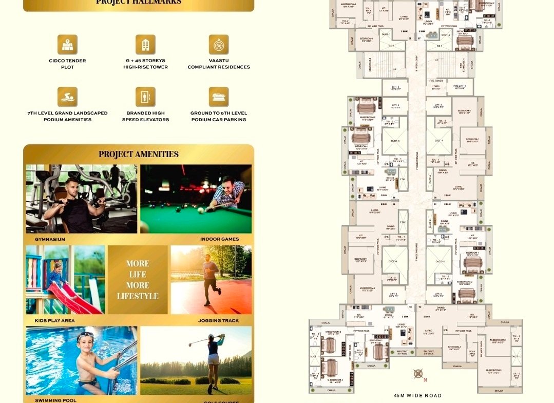 🏙️ Krishna Aura, Kharghar | Premium 2 & 3 BHK