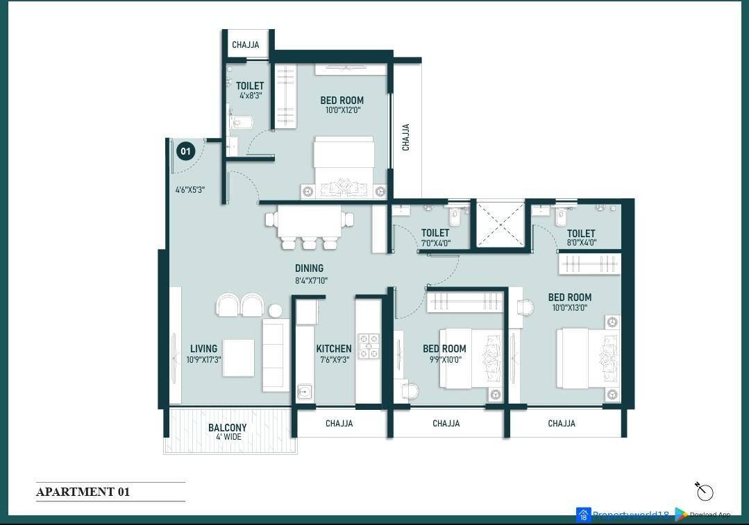 Gajra Bhoomi Serenity, 3BHK & 2BHK, Kharghar, Navi Mumbai