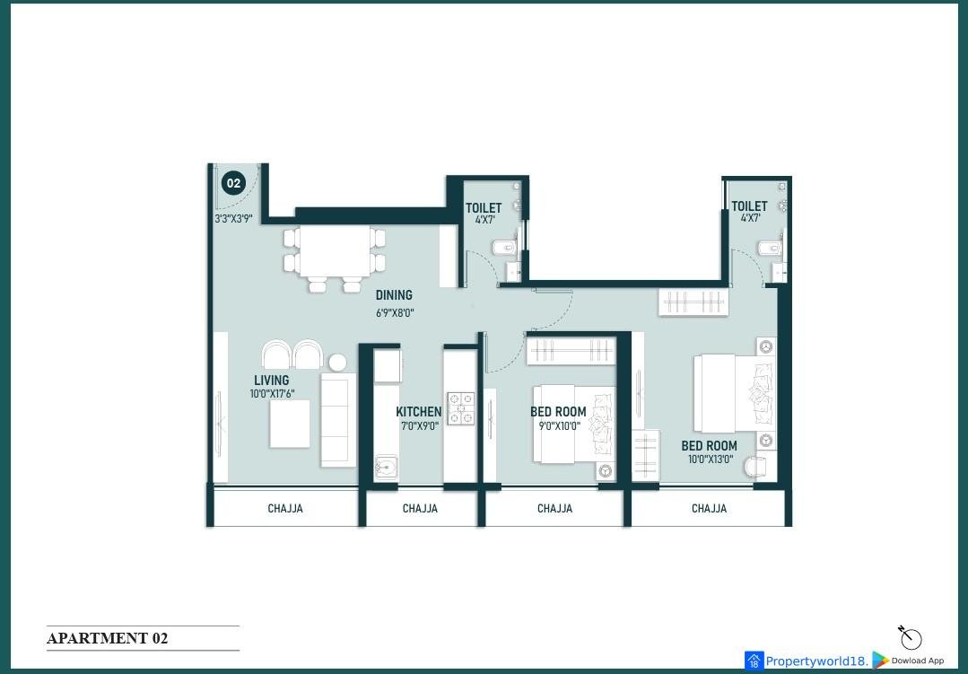 Gajra Bhoomi Serenity, 3BHK & 2BHK, Kharghar, Navi Mumbai