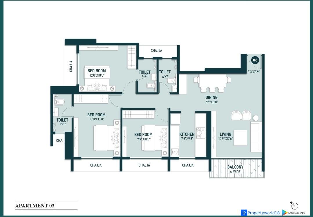 Gajra Bhoomi Serenity, 3BHK & 2BHK, Kharghar, Navi Mumbai
