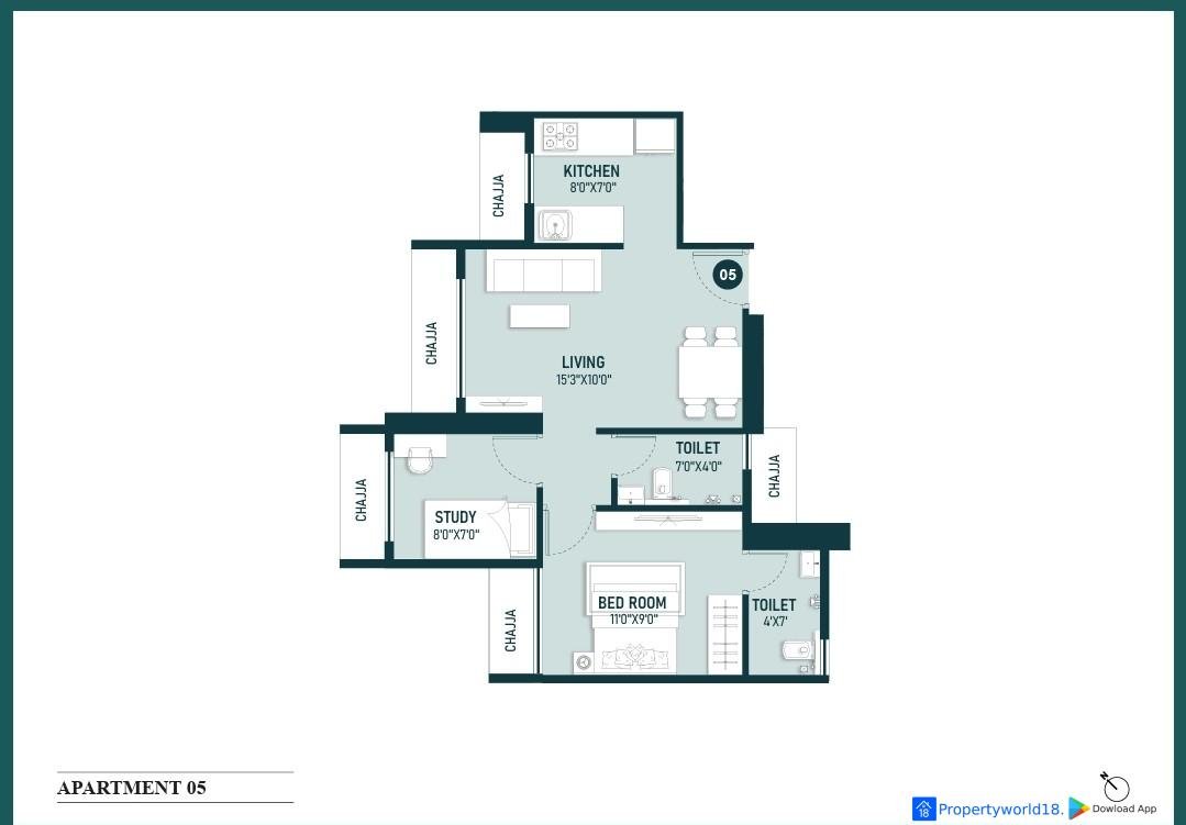 Gajra Bhoomi Serenity, 3BHK & 2BHK, Kharghar, Navi Mumbai