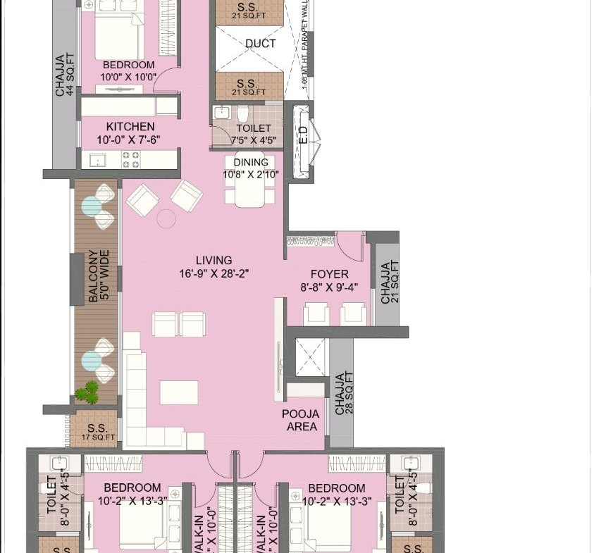 Satyam Surya Manhattan Kharghar – Luxury 3 & 4 BHK Apartments in Navi Mumbai