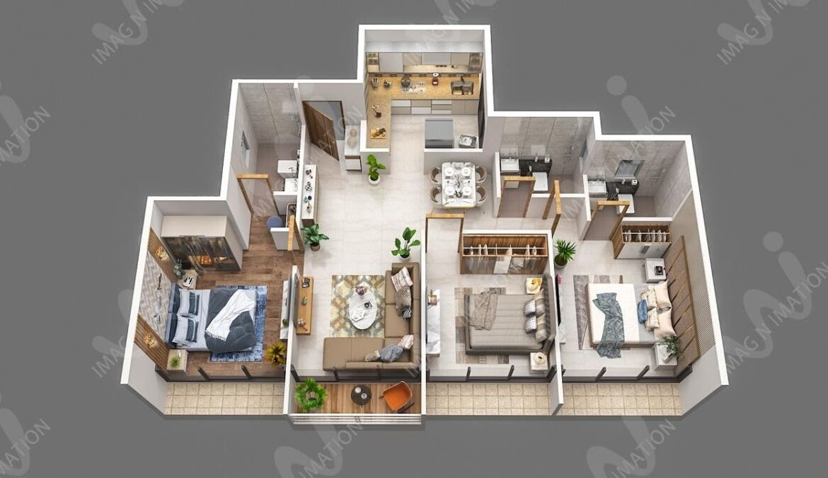 2 BHK & 3 BHK Apartments Pushpak Nagar”Kalash Serenity”,