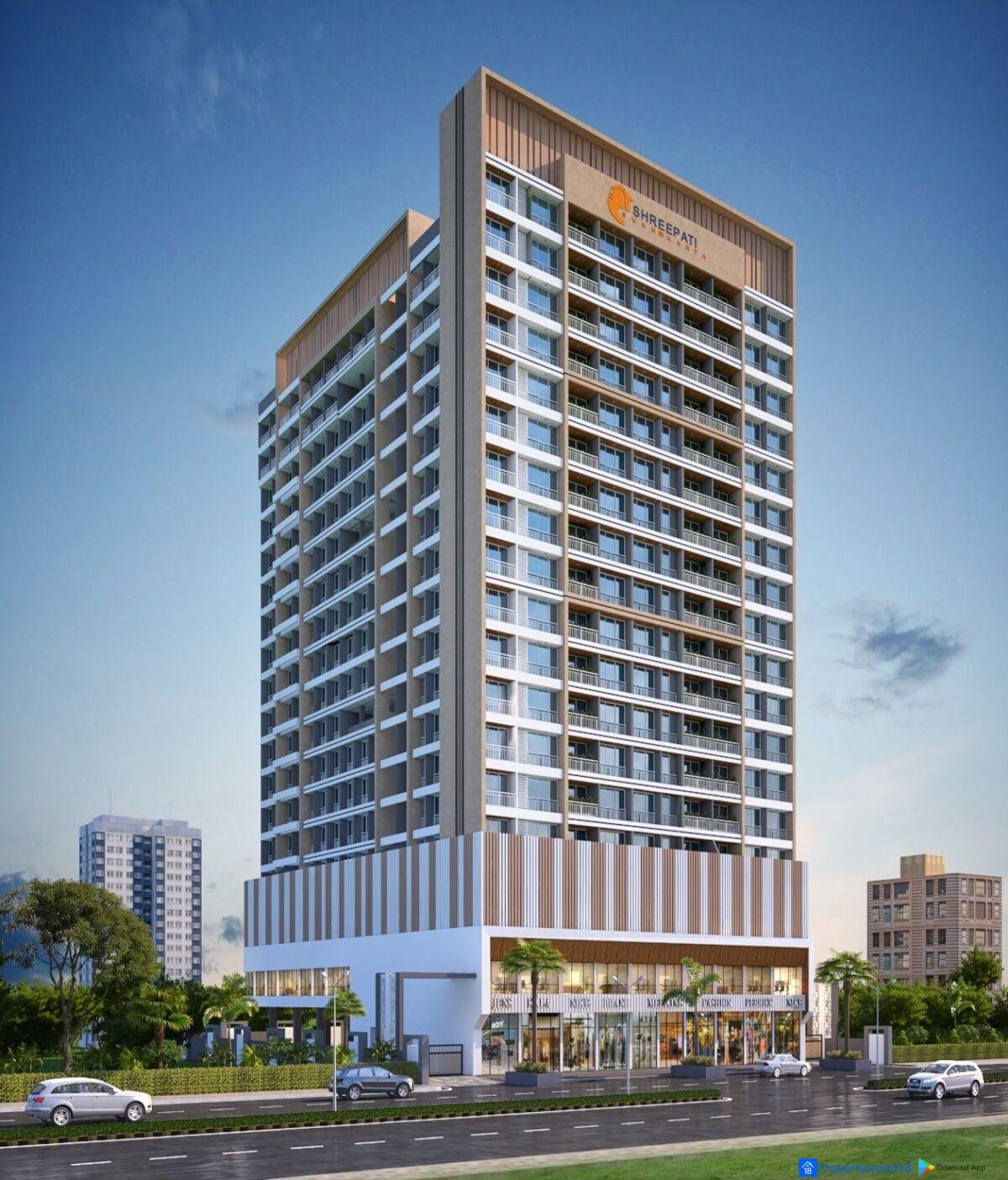 scaled_1000588597 1 BHK & 2 BHK In Pushpak G Stilt 18 Storey Tower