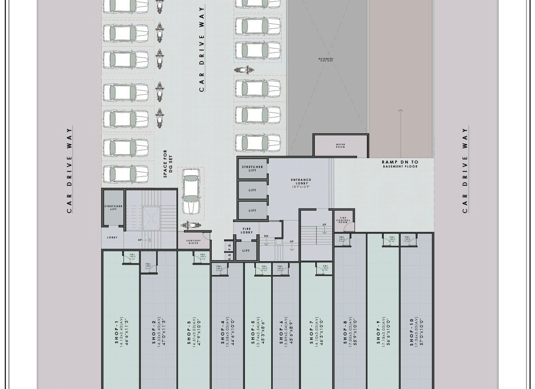 1 BHK & 2 BHK In Pushpak G Stilt 18 Storey Tower