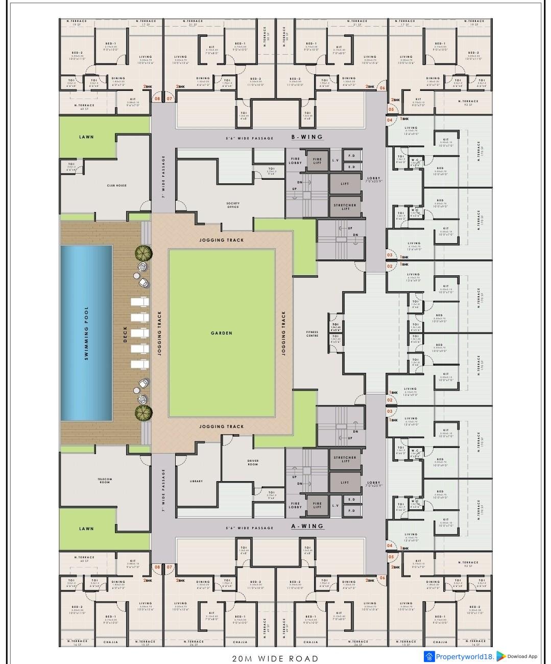 SHREEPATI HILLS 1 & 2 BHK in Pushpak Nagar