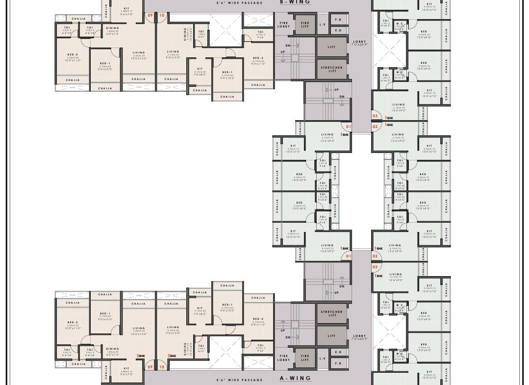 SHREEPATI HILLS 1 & 2 BHK in Pushpak Nagar