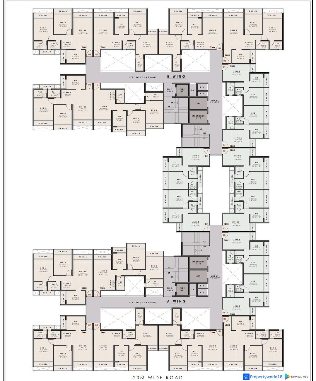 SHREEPATI HILLS 1 & 2 BHK in Pushpak Nagar