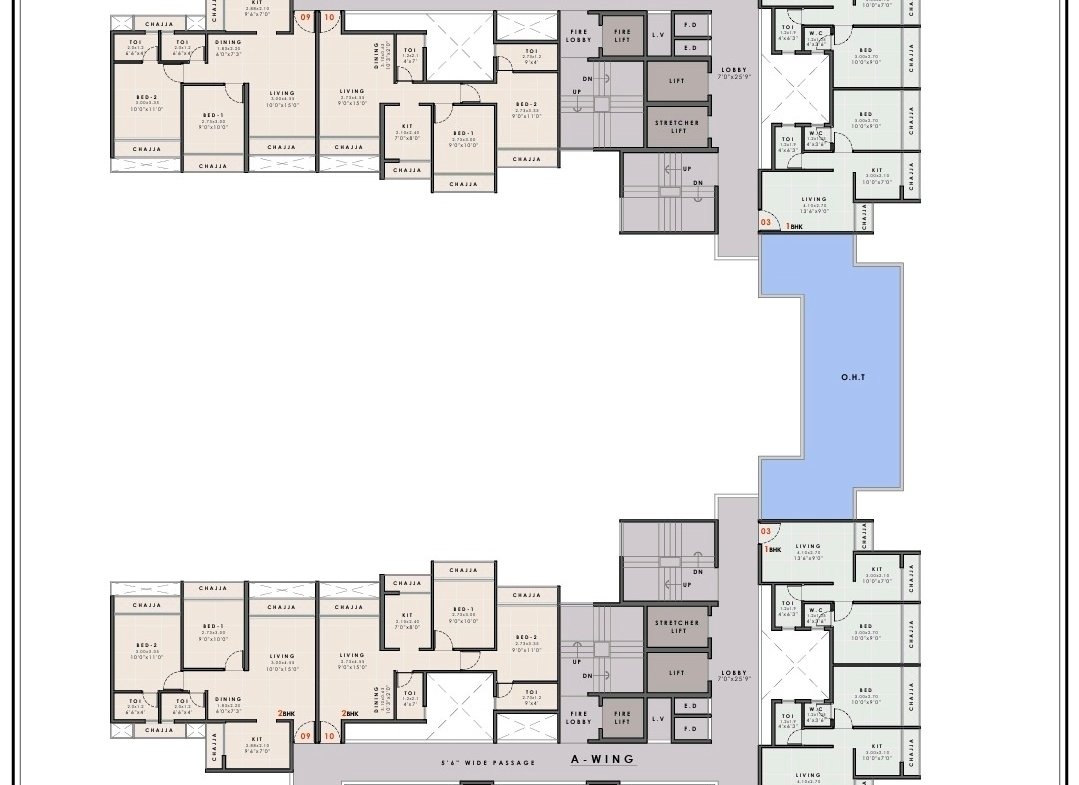 SHREEPATI HILLS 1 & 2 BHK in Pushpak Nagar