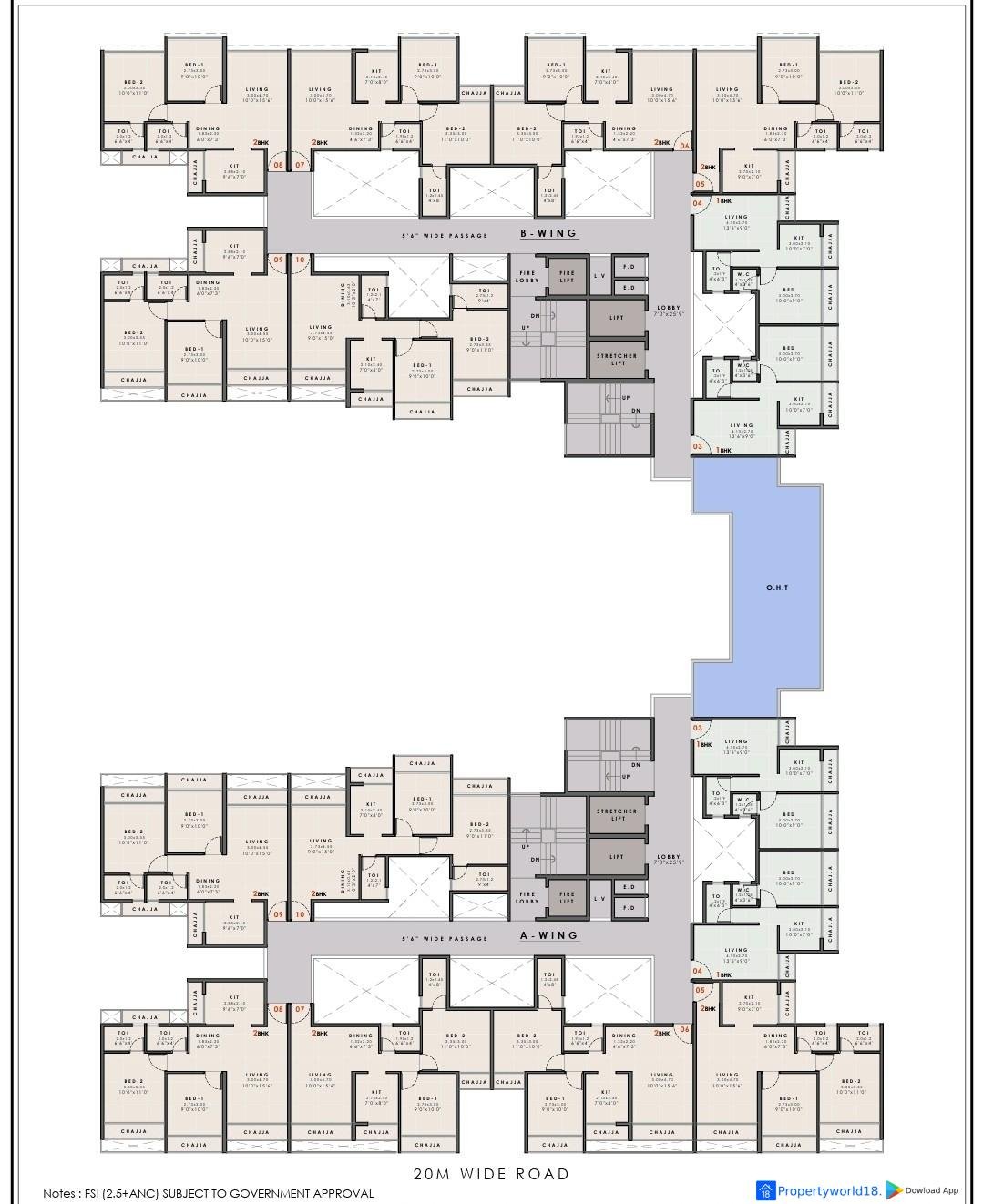 SHREEPATI HILLS 1 & 2 BHK in Pushpak Nagar