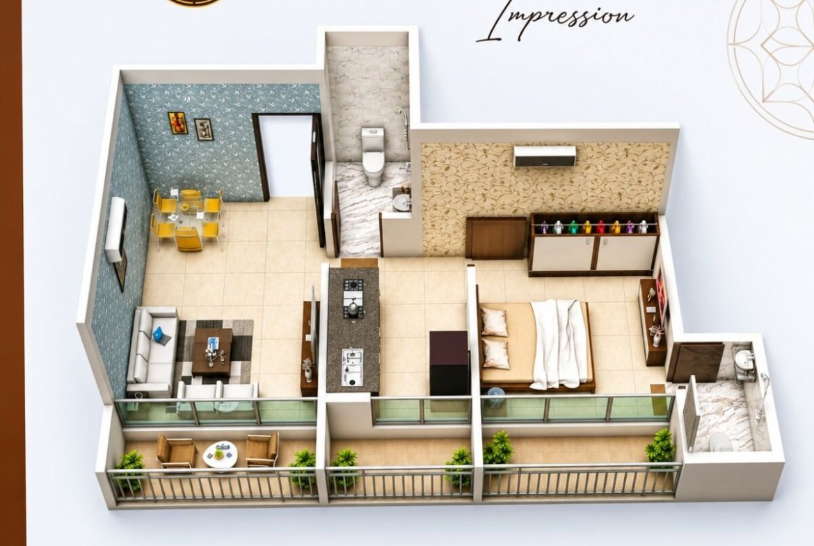 1 & 2BHK ANANTA PARADISE Pushpak Nagar