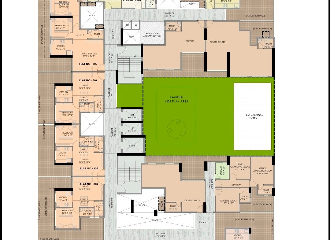 Luxury 1, 2 & 3 BHK Apartments for Sale in Bhagwati Elysia 3, Pushpak Nagar,