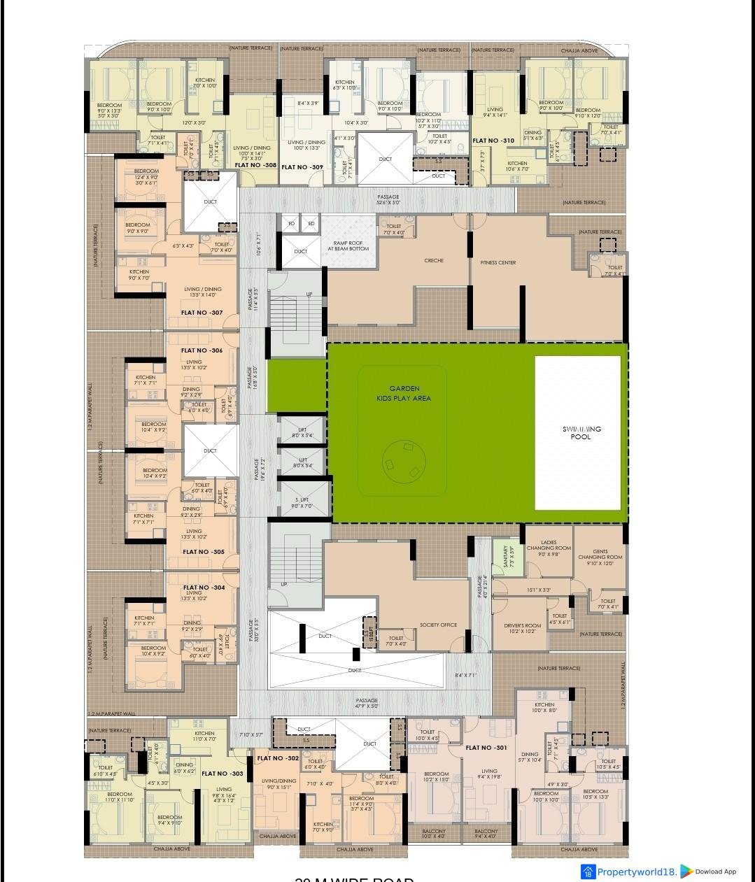 Luxury 1, 2 & 3 BHK Apartments for Sale in Bhagwati Elysia 3, Pushpak Nagar,
