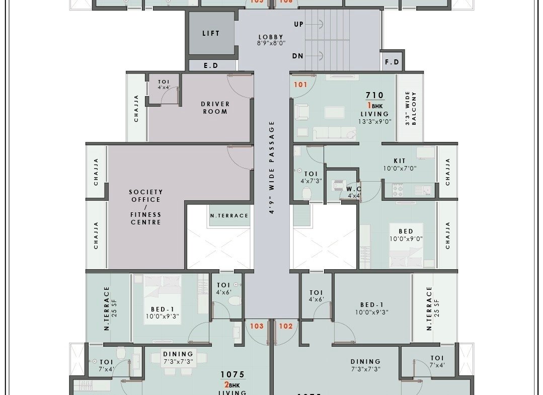 Krishna Elite – Modern 1 & 2 BHK Pushpak Nagar