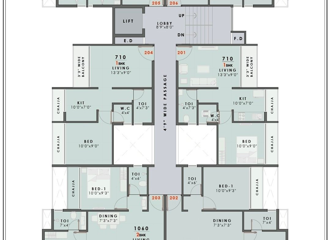 Krishna Elite – Modern 1 & 2 BHK Pushpak Nagar