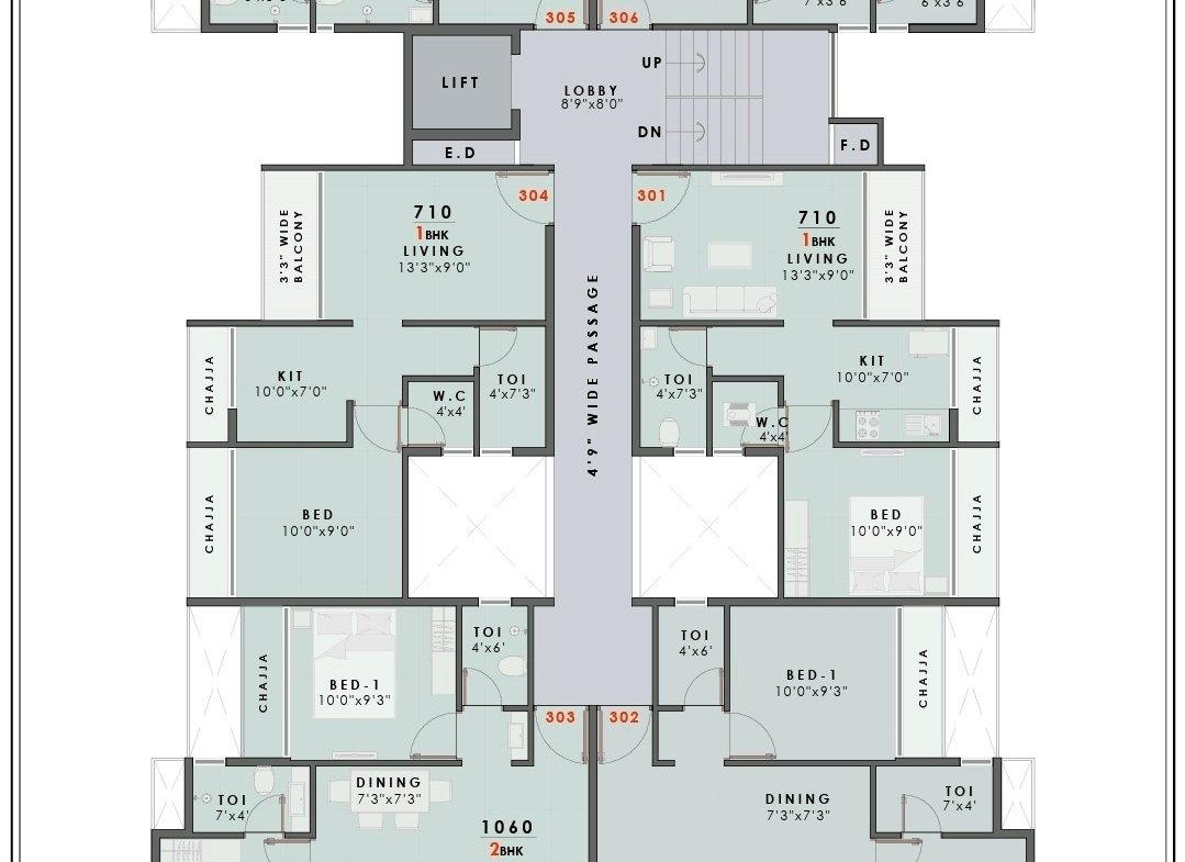 Krishna Elite – Modern 1 & 2 BHK Pushpak Nagar