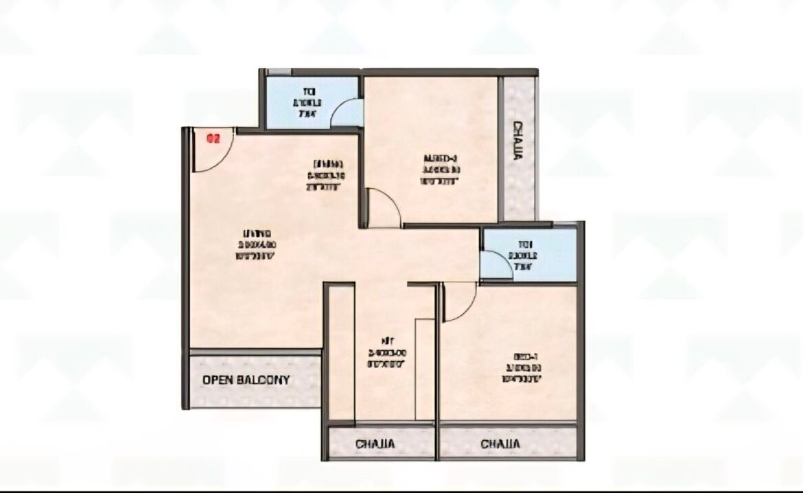 Tushir Mount View 2 BHK in Pushpak Nagar