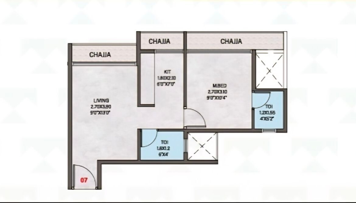 Tushir Mount View 2 BHK in Pushpak Nagar