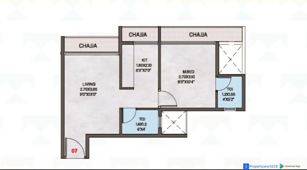 Tushir Mount View 2 BHK in Pushpak Nagar