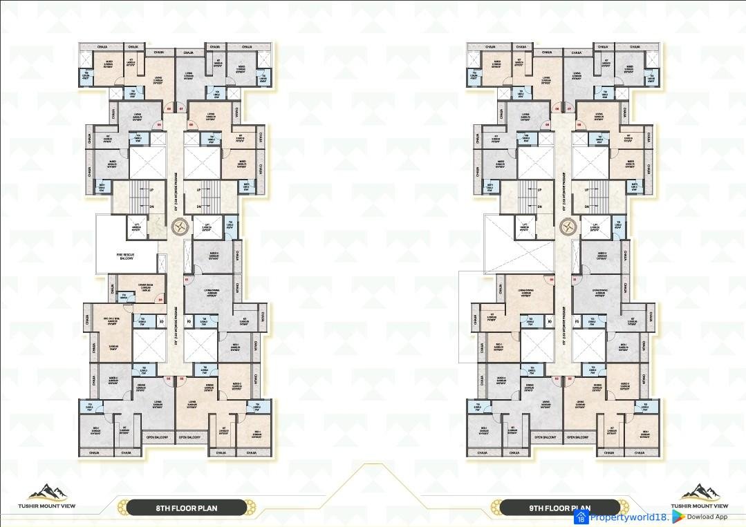 Tushir Mount View 2 BHK in Pushpak Nagar