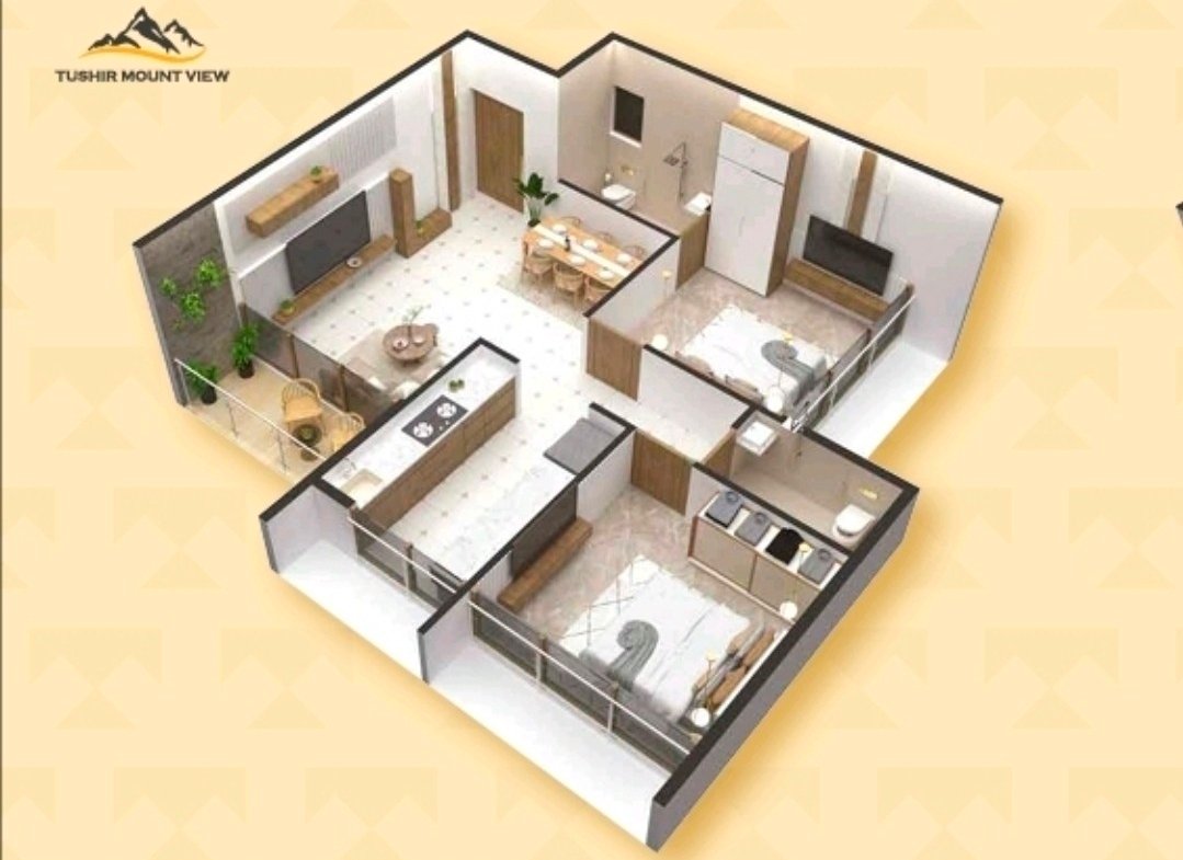Tushir Mount View 2 BHK in Pushpak Nagar