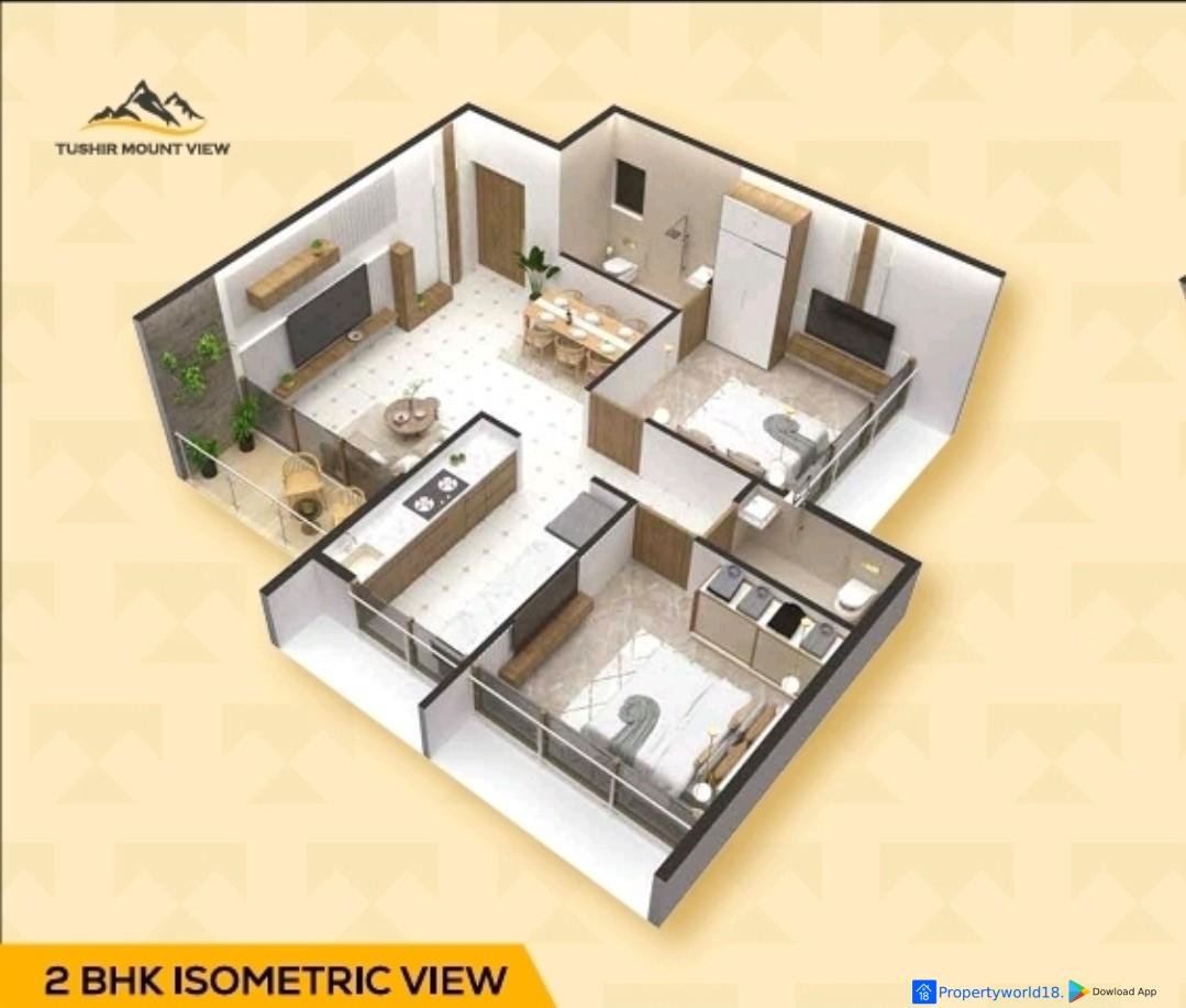 Tushir Mount View 2 BHK in Pushpak Nagar